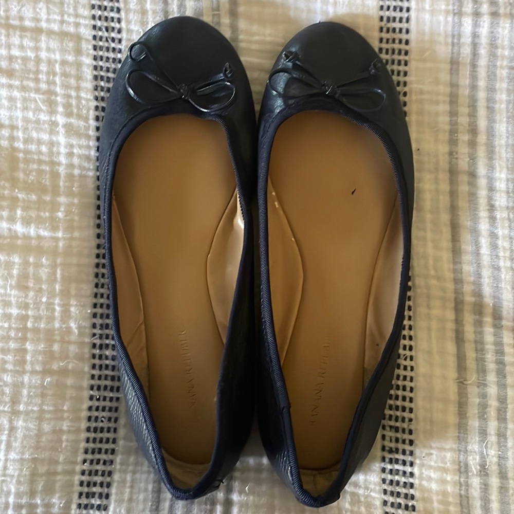 Banana Republic Midnight Navy Ashley flats